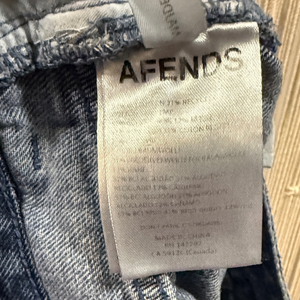 Afends Bella Denim Wide Leg Baggy Jeans in Authentic Blue - Picture 13 of 14